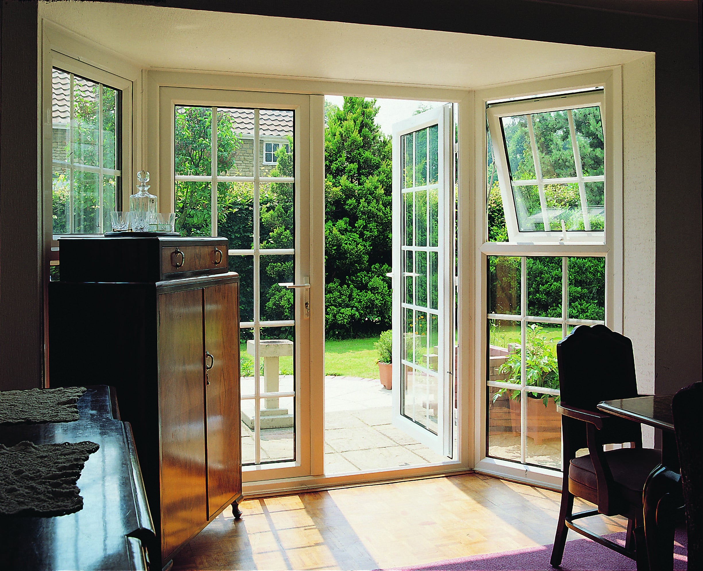 White uPVC French Doors